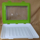 Set of 2 Reusable, Stackable Food Preservation Storage Trays Red/White NEW — photo 7