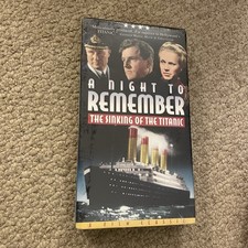 A Night To Remember The Sinking Of The Titanic -BRAND NEW SEALED- VHS 1997