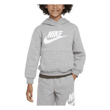 Nike Sportswear Club Fleece Pullover Little Kids Hoodie Light Grey Heather 