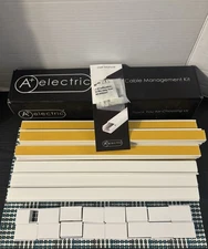 A+ Electric Cable Management Kit Conceal Wires and Cables Easily on Any Surface