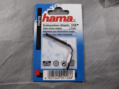hama #5128 L-form cable release adapter with spring return