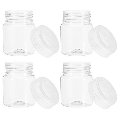 4 Pcs Tissue Culture Bottle Wide Mouth Bottles Lab
