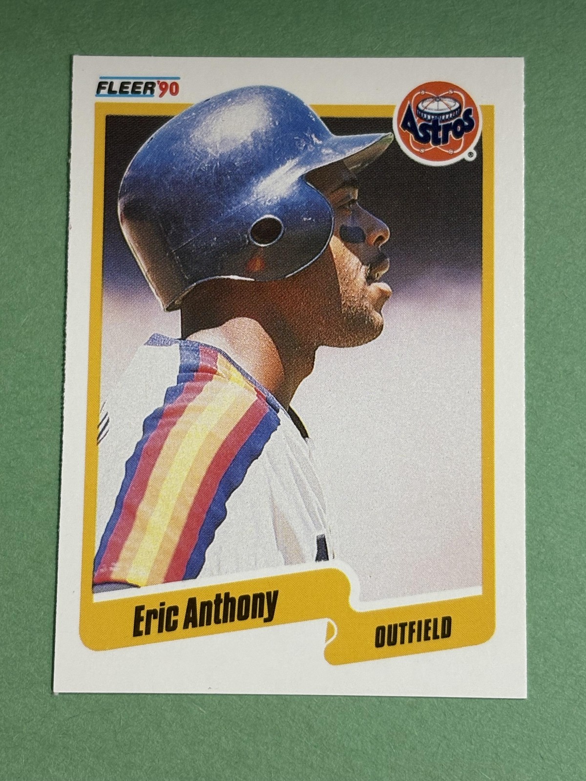Eric Anthony Rookie 1990 Fleer Houston Astros #222 T509