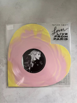 Taylor Swift Love (Live From Paris) Heart Shaped Vinyl - Brand New 