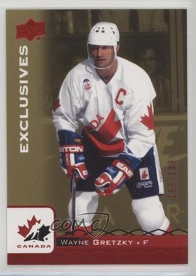 2017 Upper Deck Team Canada Juniors Exclusives Red 155/199 Wayne Gretzky HOF m7v