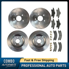 Front & Rear OE Brake Rotors Brake Pads Kit fits 1999-2004 Jeep Grand Cherokee