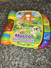 VTech Musical Rhymes Book  Red Interactive Nursery Rhyme Toy  Lights  Sounds