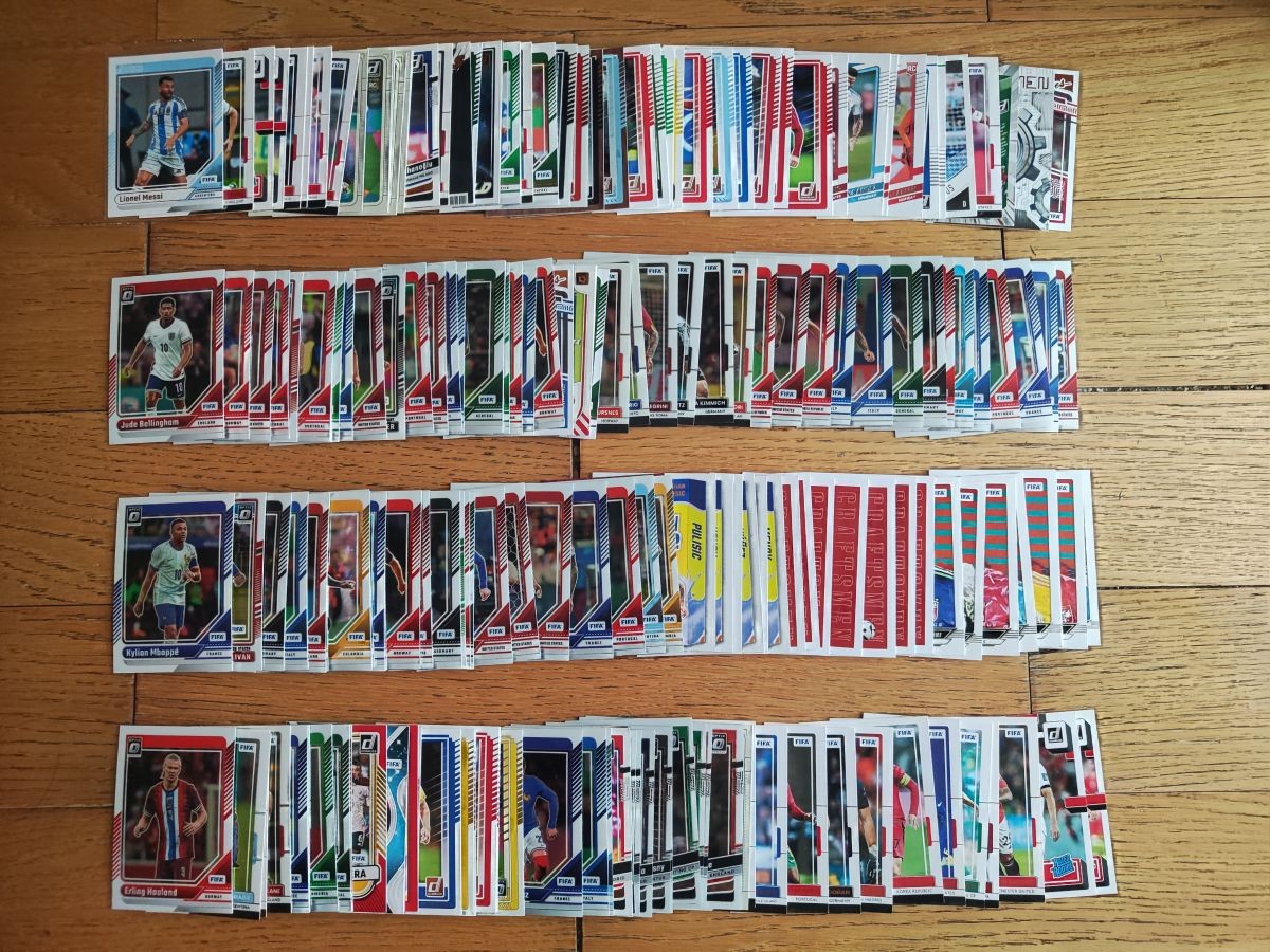 (200 Cards Lot)2024-25 Panini Donruss Messi/Bellingham/Mbappe/Haaland/Sullivan
