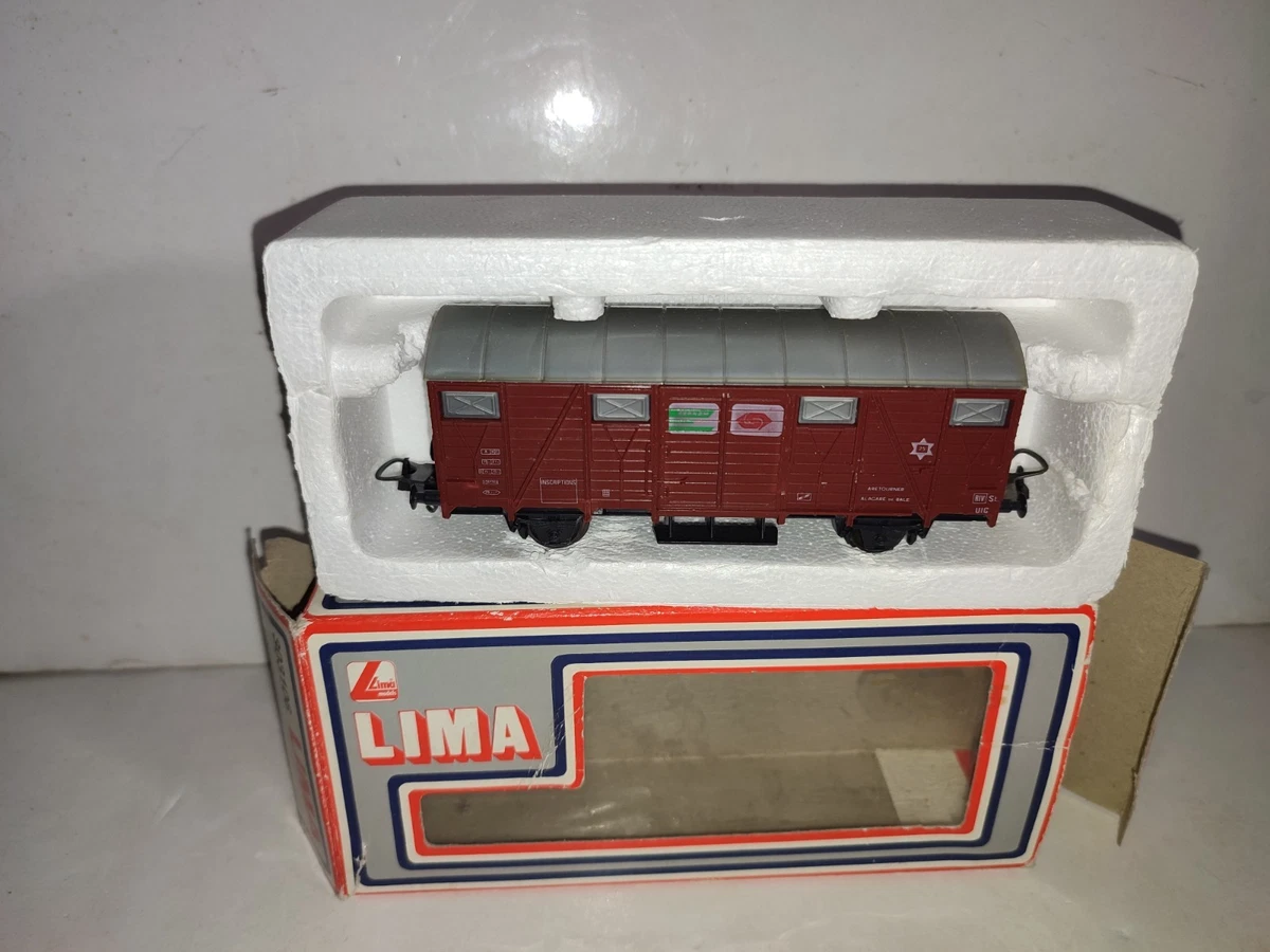 LIMA HO 309050 Double Wagon Porte Auto Articulé Transport De 6 Voiture Sitfa Fs EUR 42,41 - FR