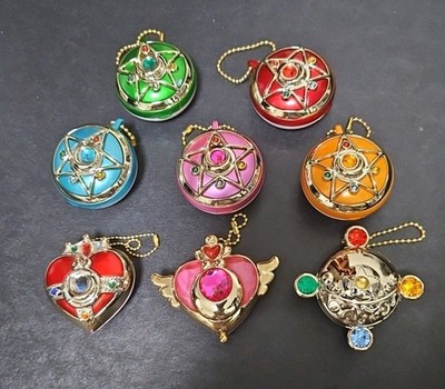 Sailor Moon Miniaturely Tablet Compact Keychain Pillcase Orgel Silver Crystal