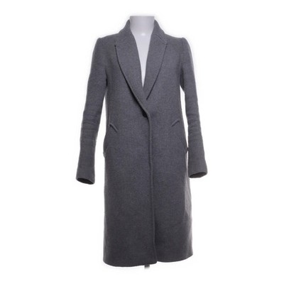 Zara Basic Outerwear, Mantel, Damen, Größe: S, Grau, Polyester, Fischgräte #8Bk