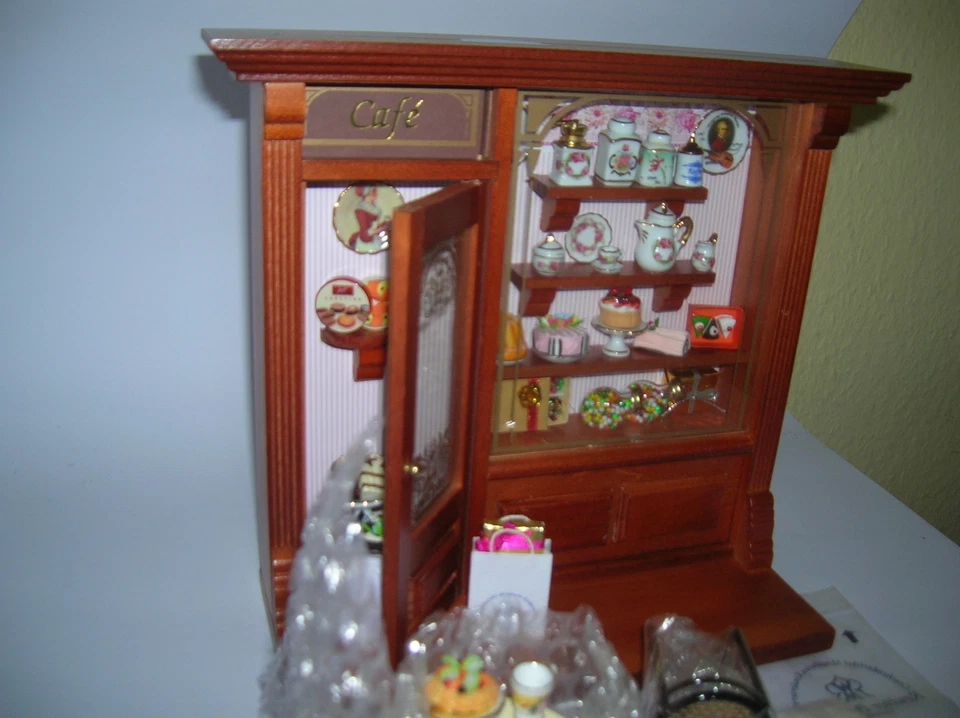Reutter Porzellan Wandbild Café Cafe Puppenstube 1:12 Neu+OVP - Bild 3 von 4