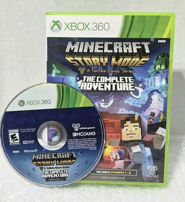 Minecraft Story Mode Complete Adventure Xbox 360 Microsoft Complete CIB Telltale