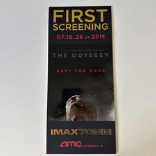 The Odyssey (2026) Commemorative Ticket - Opening Night IMAX 70mm AMC