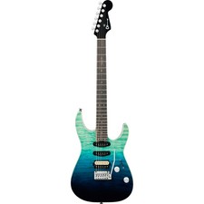 Charvel Pro-Mod Plus DK24 HSS 2PT E Blue Curaçao - E-Gitarre