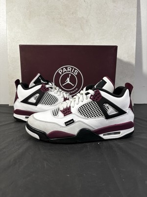 Size 10.5 - Jordan 4 Retro x Paris Saint-Germain Bordeaux 2020