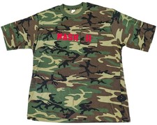 MASH II RADAR Camo T-Shirt Size 2X Made in USA Military Style Pocket Tee