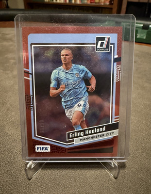 Panini 2023-24 Donruss FIFA Erling Haaland Rose /99 #89 Man City