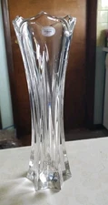 Gorham - Lotus Full Lead Crystal 9" Bud Stem Vase, Vintage, Made in Germany