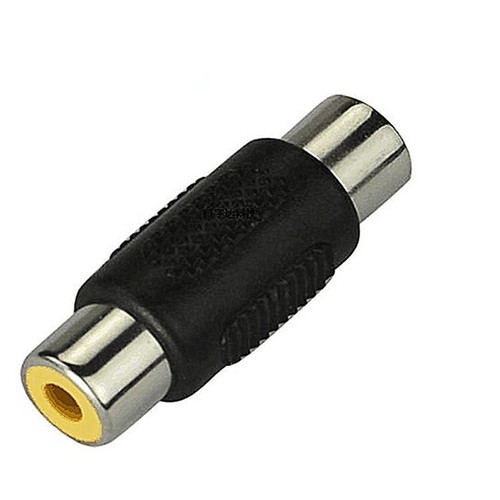 Converter Adapter Female Socket to Female Coupler Black - Picture 1 of 5