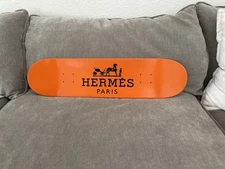 Hermès Skateboard - Designer Wall Art - Luxury Display - Elegant Home Art