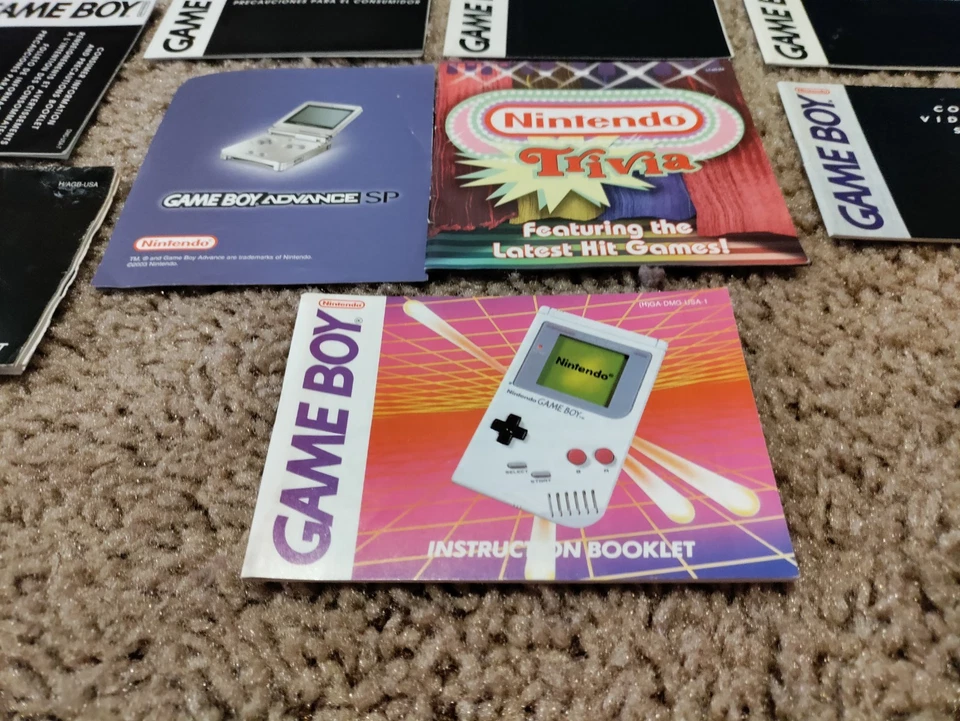 13 Vintage Game Boy, Advance, Color, SP Precautions Health And Safety Booklets+ - Image 2 of 4