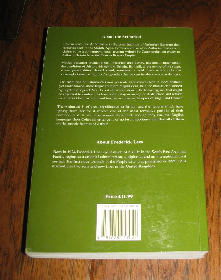 THE ARTHURIAD of Catumandus by Frederick Lees Softcover Book - Image 3 of 4