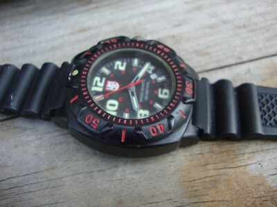 Luminox Sentry 0200 Series 43mm Black Plastic Case with Black