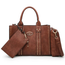 Women'S 3Pcs Purse Handbag Shoulder Bag Tote Satchel Hobo Bag Briefcase Work Bag