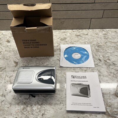 CASETTE CONVERTER-TAPE 2 USB #2034, Encore Technology, Digital Files on PC/Mac