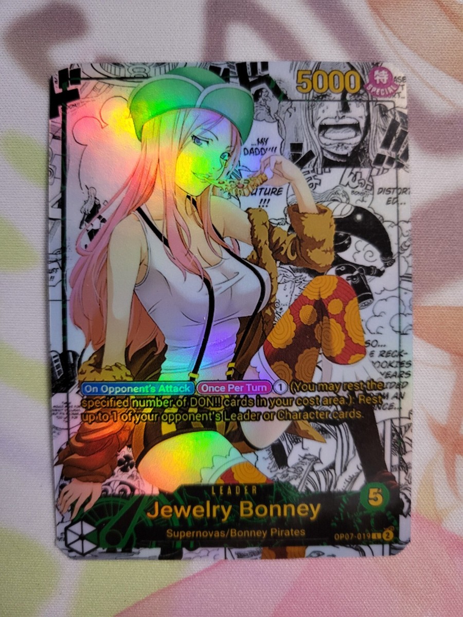 【PSA10】 JEWELRY BONNEY leader set One Piece Jewelry Bonney Alt Art Leader OP07-019 English PSA
