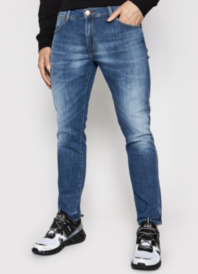 Wrangler Jeans Herren Larston Tapered Stretch Slim Fit 'De Lite' SECONDS WA203