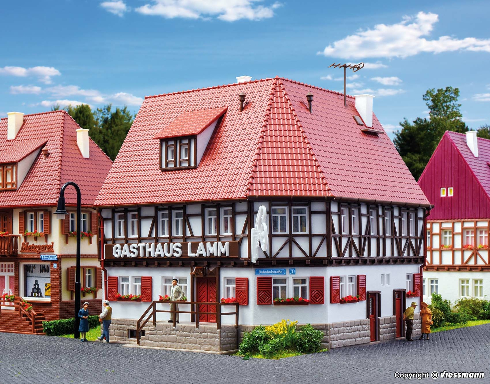 Vollmer H0 43645 - Gasthaus Lamm Bausatz             Neuware