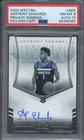 2020-21 Panini Spectra Anthony Edwards Private Signings Auto RC - PSA 8 NM-MT
