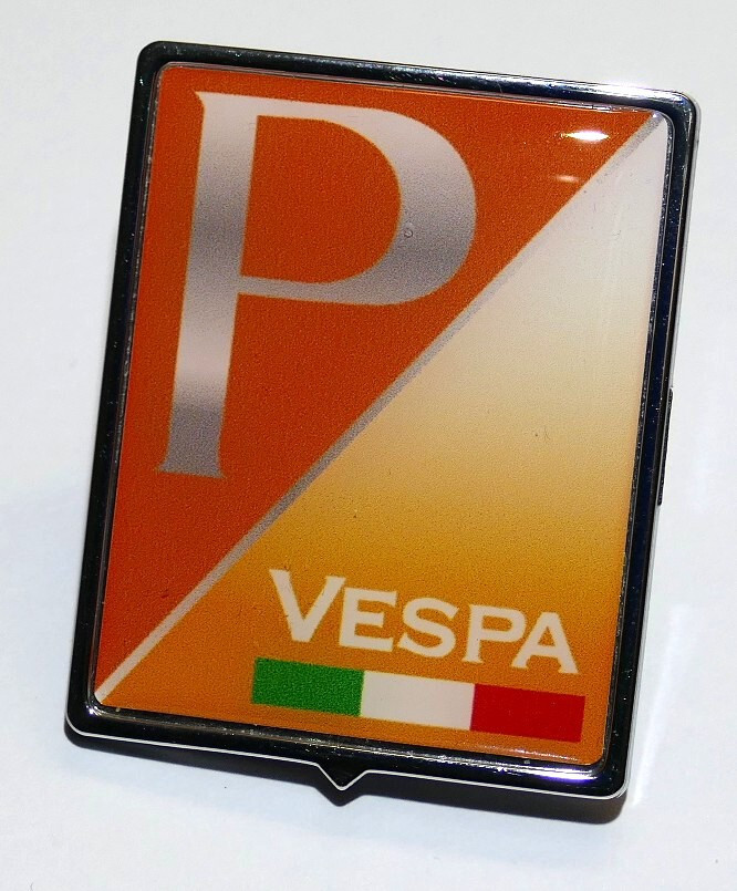 Vespa Emblem Cascade Sticker Logo Wasp P Orange Italo