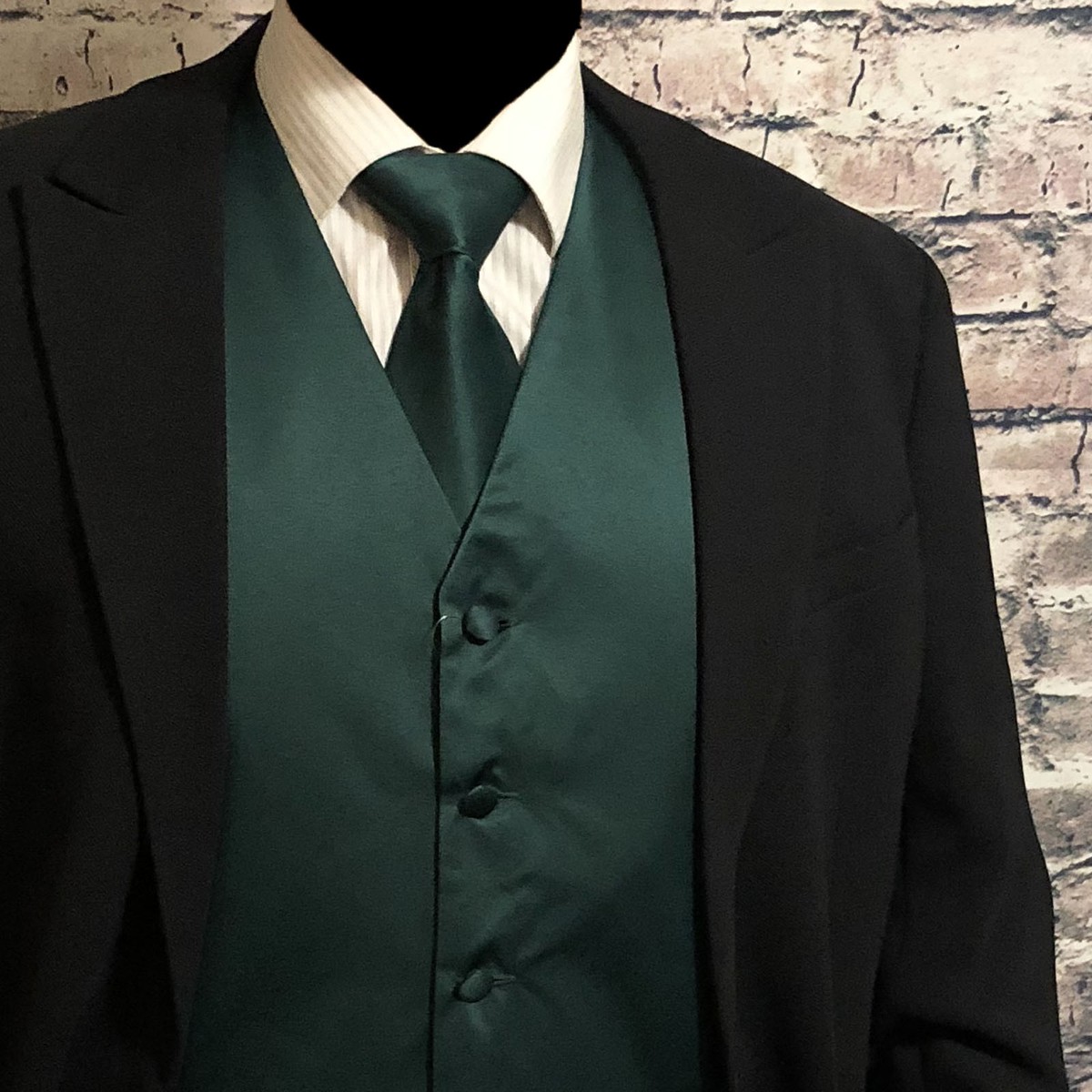tuxedo vest tie