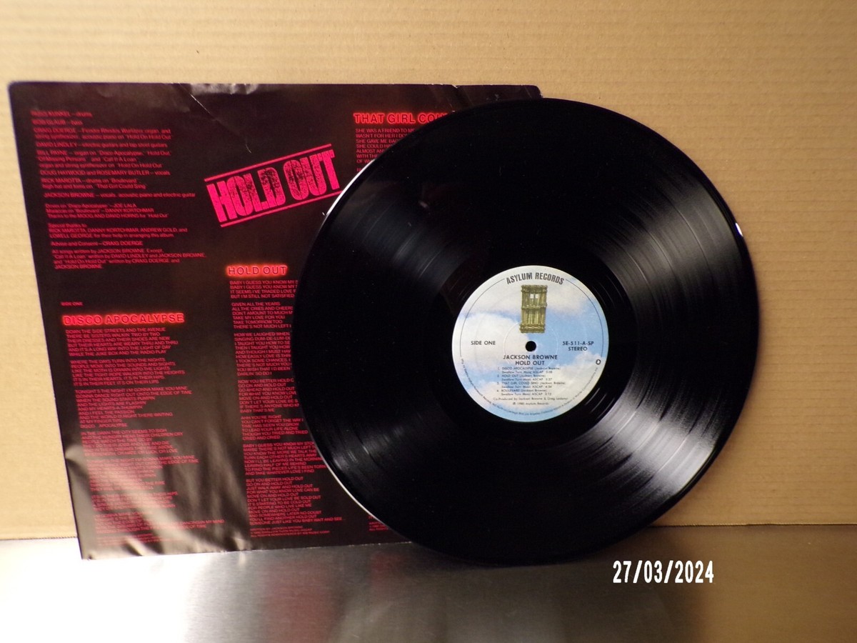 Jackson Browne – Hold Out - 1980 Asylum Records 5E-511 Pop Rock