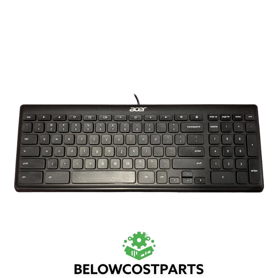 Acer Black KB69211 5V 100ma QWERTY Standard Wired USB Keyboard - Image 2 of 3