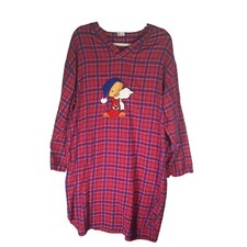 1998 Vintage Warner Bros Looney Tunes Tweety Bird Flannel Nightgown Size ML