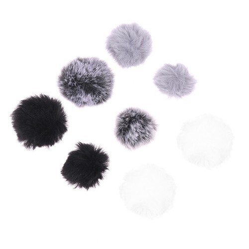 Universal Furry Microphone Wind Protector Mini Mic Windscreen Protective Case - Bild 11 von 19