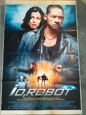 IO,ROBOT Manifesto Film 2F Poster Originale Cinema 100x140 WILL SMITH