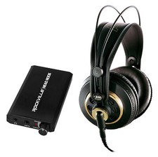 AKG K240 Studio Recording Monitoring Headphones Rechargeable Headphone Amp