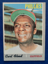 1970 Topps #360 Curt Flood Philadelphia Phillies Baseball Card EX