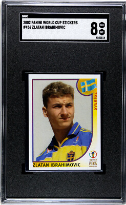 PANINI ROOKIE Sticker ZLATAN IBRAHIMOVIC #456 World Cup 2002 Korea Japan SGC 8