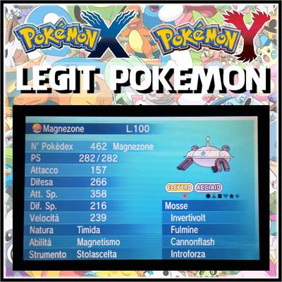 5 GEN LEGIT POKEMON   SHINY Magnezone HIDDEN POWER(FIRE) TIMID XY ORAS S&M ULTRA