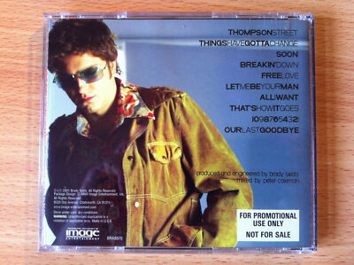 BRADY SEALS ~'THOMPSON STREET~ Rare UK PROMO only CD 2001~COUNTRY~NEW