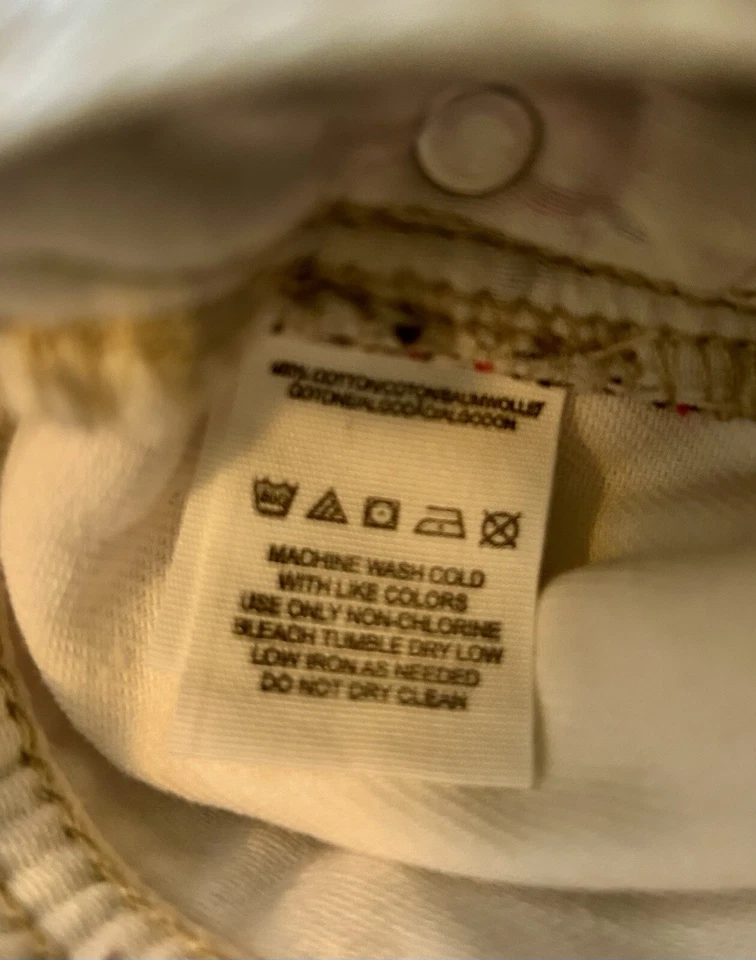 Pantalones Cortos de Jean Free People Blanco Resistente Baja Mexicana Envejecidos Talla 25 Foto 4 de 4