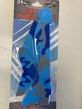 Foam Glider Airplane - Easy To Assemble - Easy To Fly - 3 - Blue/Black