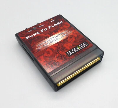 ELABOARD Cartuccia flash Kung Fu per C64/128 in custodia R. Nuova versione con USB C.