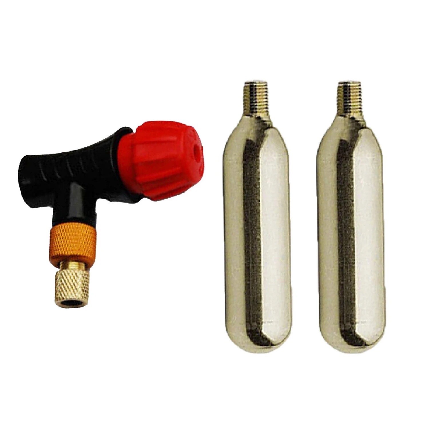 Scooter Dirt Bike Tire Repair 2 CO2 Cartridge Inflator Enduro Emergency